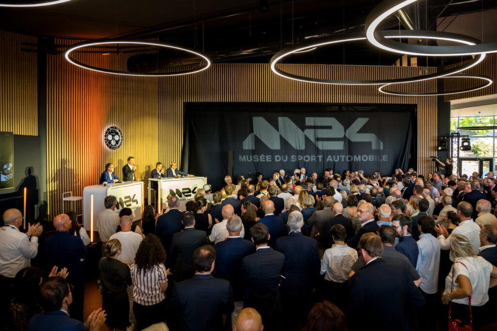 The M24 – Motorsport Museum opening ceremony